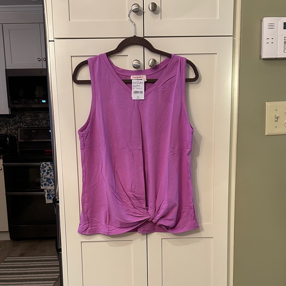 Fresh Produce Lilac Twist Tank Top